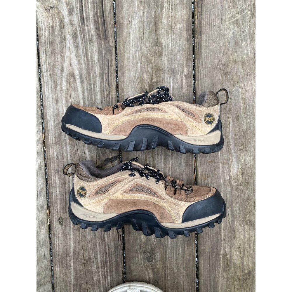 Timberland Pro Series Women's Size 7 Steel Toe Work Shoes Willow Trail Suede